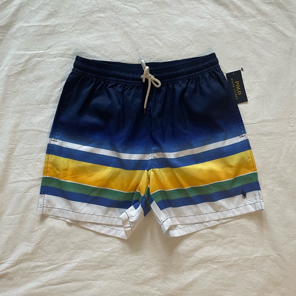 Polo Ralph Lauren stripe Travelers Swim Trucks
